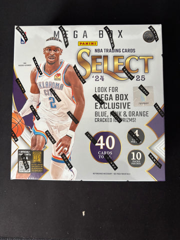 2024-25 Panini Select Basketball NBA Mega Box Sealed Factory