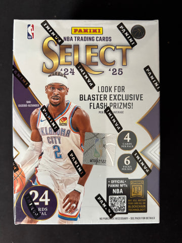 2024-25 Panini Select Basketball NBA Blaster Box Factory Sealed