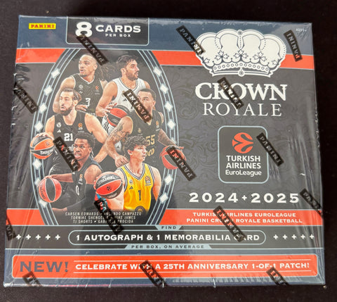2024-25 Panini Crown Royale Basketball Turkish Airlines Box Factory Sealed