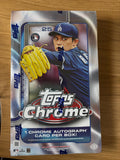 2025 Topps Chrome MLB Baseball Hobby Box - Factory Sealed