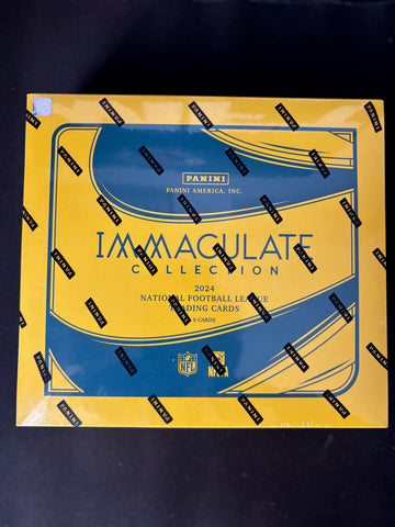 2024 Panini Immaculate Football NFL Hobby Box Factory Sealed