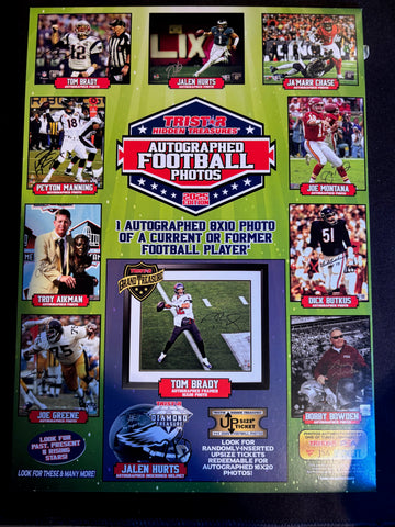 TRISTAR Hidden Treasures Autographed Football Photos 2025 Edition (1 Photo)