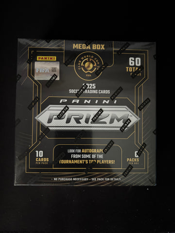 2025 Panini Prizm FIFA Club World Cup Soccer Mega Box Factory sealed