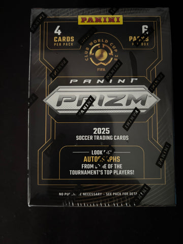 2025 Panini Prizm FIFA Club World Cup Soccer Blaster Box Factory Sealed
