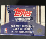 2025-26 Topps Flagship Basketball Factory Sealed Jumbo Box