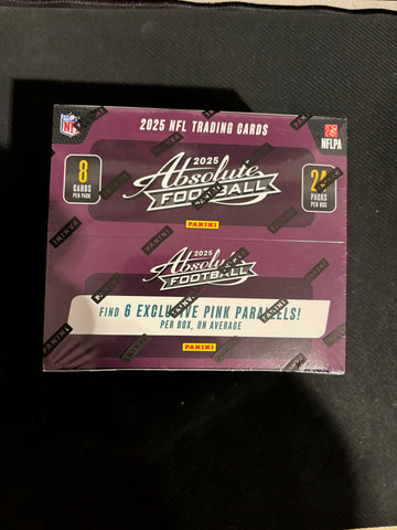 2025 Panini Absolute NFL Football Factory Sealed Retail Box Kaboom!