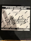 2025 Panini Absolute Football Fat Pack Box Factory Sealed