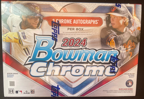 2024 Topps Bowman Chrome Baseball MLB HTA Choice Box Factory Sealed