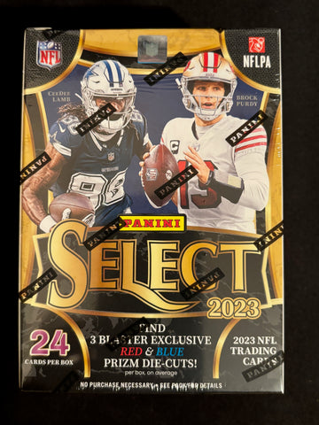 2023 PANINI SELECT NFL FOOTBALL FACTORY SEALED BLASTER (6 PACK) BOX