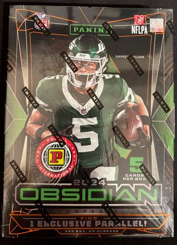 2024 Panini Obsidian NFL Football Factory Sealed International Hobby Box
