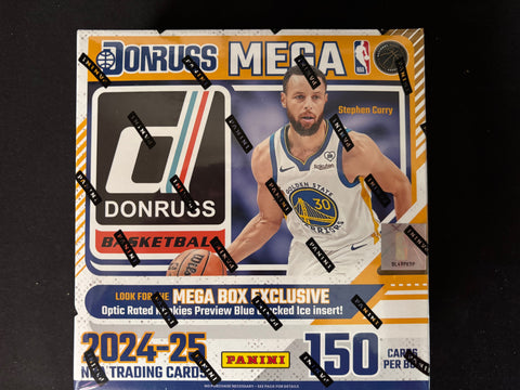 2024-25 PANINI DONRUSS BASKETBALL CARDS  FACTORY SEALED MEGABOX