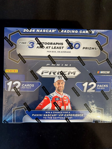 2024 Panini Prizm NASCAR Factory Sealed Hobby Box - 3 AUTOS PER BOX