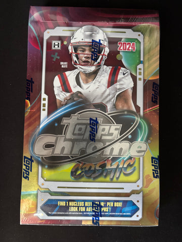 2024 Topps Cosmic Chrome Football NFL Factory Sealed Hobby Box