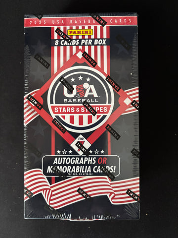 2025 Panini USA Stars & Stripes Baseball Hobby Box Factory Sealed