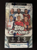 2024-25 Topps Chrome UEFA Club Competitions Hobby Soccer Box  Factory Sealed