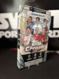 2024-25 Topps Chrome UEFA Club Competitions Hobby Soccer Box  Factory Sealed