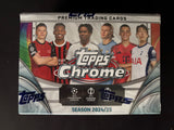 2024-25 Topps Chrome UEFA Club Competitions Soccer Blaster / Value Box Factory Sealed