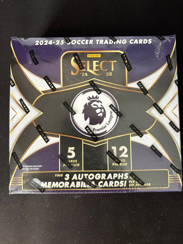 2024-25 Panini Select Soccer Premier League Hobby Box Factory Sealed