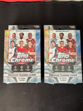 2024-25 Topps Chrome UEFA Club Soccer Hanger Box Sealed 2 pack lot