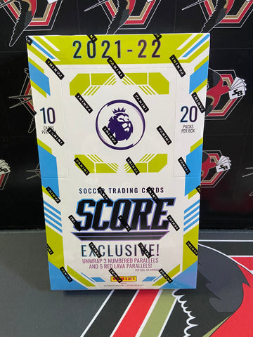 2021-22 Panini Score English Premier League Soccer Sealed Retail Box