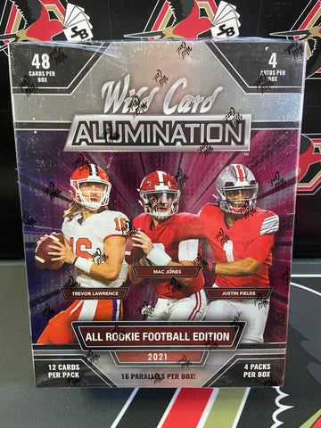 2021 Wild Card Allumination All Rookie Football Edition Hobby Box